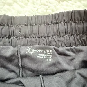 Aerie Offline Black Athletic Shorts thumbnail 5