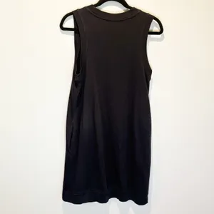 Nike Black Sleeveless Sweatshirt Mini Dress - size Large thumbnail 5