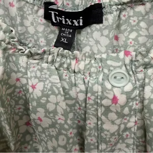 Trixxi Sage Floral Mini Dress thumbnail 6