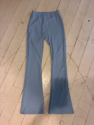 Sexy Tight Flared Pants 2024 High Waisted Elastic Sports Casual Solid Pants thumbnail 2