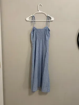 Shein Light Blue Floral Dress thumbnail 2