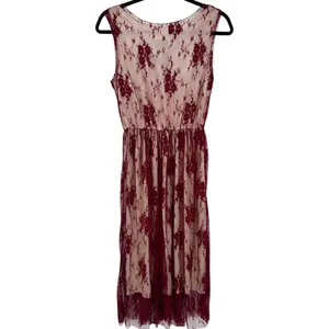 NWT Anna‎ Kaci Sleeveless Floral Lace Midi Dress Size Medium Whimsigoth Witchy thumbnail 5