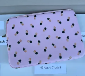 Kate Spade Staci Pineapple Printed Universal 15" Laptop Case Sleeve - Pink Multi thumbnail 3