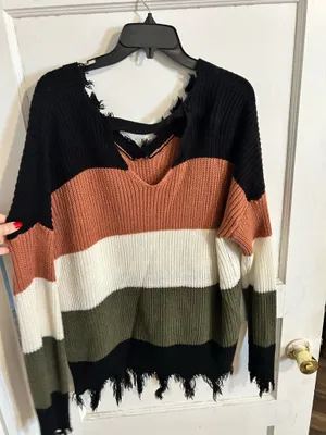 Rue 21 Sweater Striped thumbnail 2