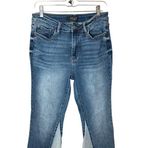 Judy Blue Georgia‎ Panel Flare Jeans Bell Bottoms Size 11/30 thumbnail 3