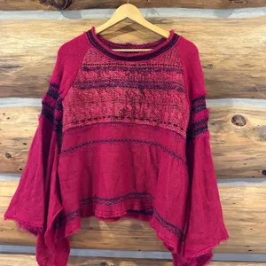 Free People Craft Time Bell Sleeve Sweater thumbnail 2
