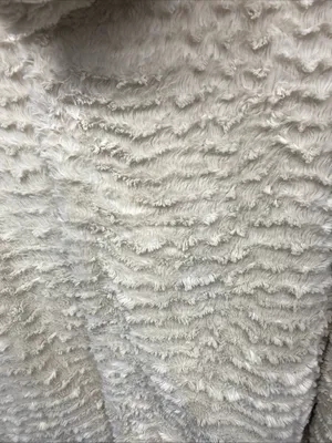 Patagonia Women Cream High Pile Fleece Jacket Asymmetric Collar Pelage Medium thumbnail 2