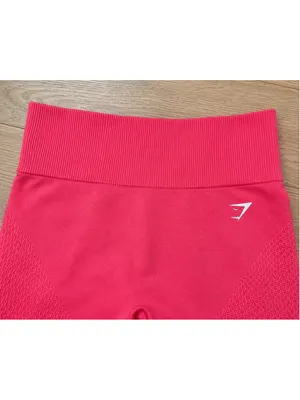 Gymshark Women’s Seamless High‎ Waist Biker Shorts Pink Size Small Activewear thumbnail 6