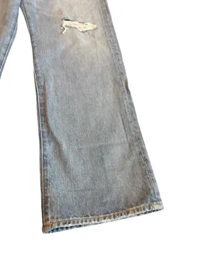 Denimist Lindsay Slim Boyfriend Jeans Light Wash Denim Distressed Size 31 Womens thumbnail 5