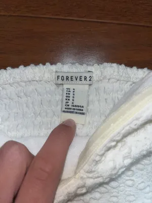 Forever 21 White Strapless romper thumbnail 3