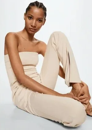 Mango / Slit Hem Pants in Ecru Size S thumbnail 3