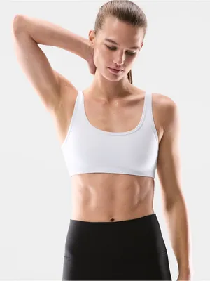 Aritzia Butter Mini Bra Top White thumbnail 1
