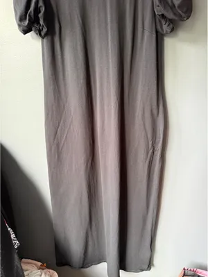 Boden Black Midi Dress with Puff Sleeves, Size US 10R thumbnail 5