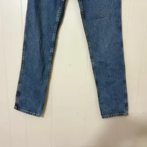 Sézane High Rise Straight Leg Jeans 27 Vintage Blue 100% Cotton Denim thumbnail 2