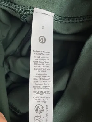 Lululemon Align High Rise Pant with Pockets 25" in Legacy Green thumbnail 7
