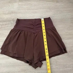 OFFLINE By Aerie Real Me Crossover Flowy Short in rich brown thumbnail 4