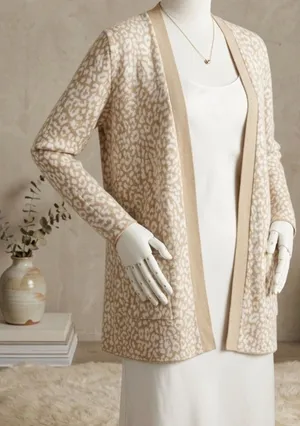J. Crew Leopard Print Open Cardigan thumbnail 1