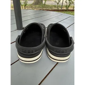 Crocs Bayaband Clogs Black White Men's 4 Women's 6 Comfort Slip On Shoes Sandals thumbnail 4