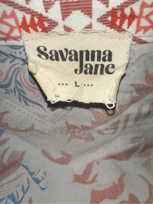 Savanna Jane Lg Multicolor Patterned Top Orange thumbnail 4