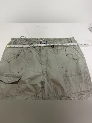 Las Olas Utility Women's Cargo Pants Sage Green Y2K Gorpcore Aesthetic Size 14 thumbnail 10