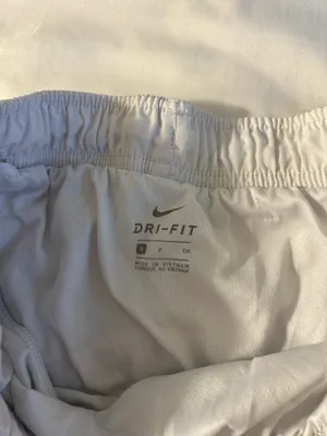 Nike Dri-Fit White Athletic Shorts thumbnail 3