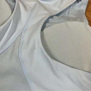 SheIn Large Buttery Soft High Neck Support Mesh Panel Yoga Sports Bra Pastel thumbnail 4