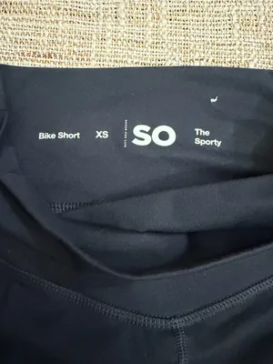 SO The Sporty Black Crossover Bike Shorts XS thumbnail 5