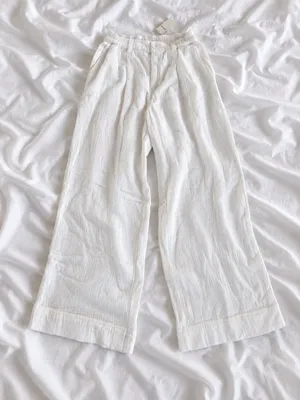 Aerie White Wide Leg Pants XS Short NWT thumbnail 1