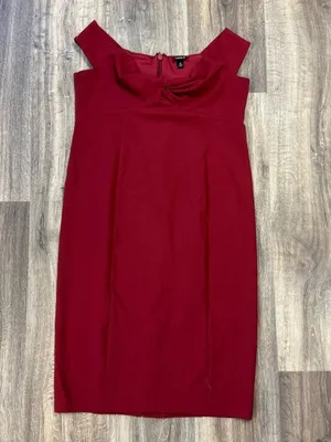 Torrid Red Bodycon Twist Front Dress Women’s Large (0) thumbnail 2