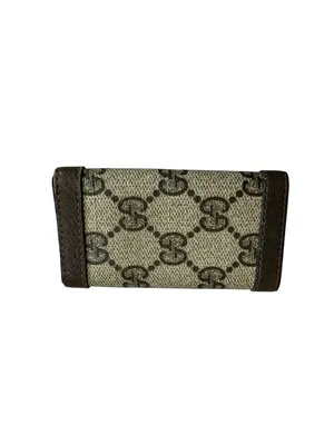 GUCCI Vintage Brown Keyholder Wallet Womens thumbnail 5