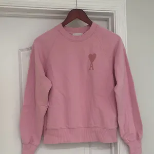 Ami De Coeur-Embroidered Sweatshirt In Pink thumbnail 3