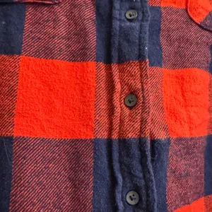 Aerie LumberJane Red & Blue Buffalo Plaid Soft Brushed Flannel Shirt - size M thumbnail 5