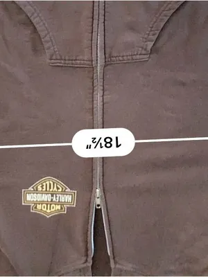 Harley Davidson Womens Hoodie Brown Full Zip Ocean State Warwick RI Cotton Blend thumbnail 9
