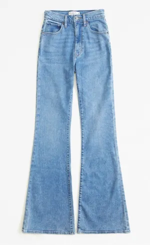 Abercrombie Ultra High-Rise Stretch Flare Jeans thumbnail 3