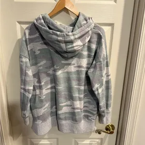 Aerie Camouflage Hooded Oversized Pullover Sweatshirt thumbnail 6
