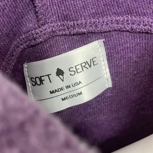 Soft Serve cloud cotton purple hoodie medium thumbnail 3