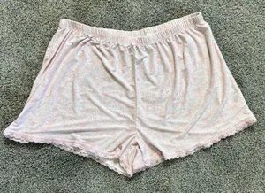 Rene Rofe 2 Piece Pajama Shorts Set Pink and White size Medium thumbnail 8