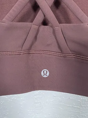 Lululemon Women 6 Mauve Pink Energy Bra High Neck Long Line Athleisure Workout thumbnail 5