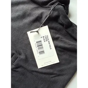 $124 New Splits59 Talia Ribbed Polo - Black - Small thumbnail 5