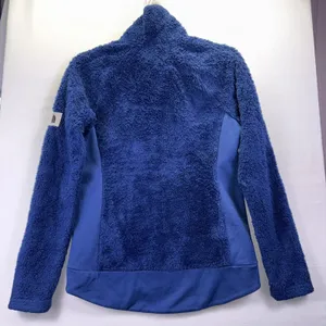 The North Face Womens Blue High Pile Fleece Full Zip Jacket Size Small‎ thumbnail 2