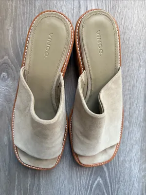 Vince Maddy-B suede cork platform sandals 9.5 thumbnail 2