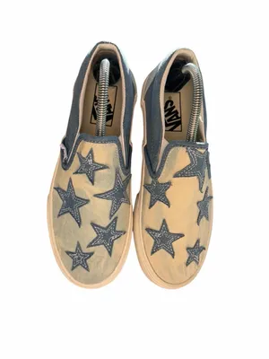 Vans NEW Unisex Starry Night Denim Classic Slip On Shoe Size 7 or 5.5 #260112 thumbnail 2