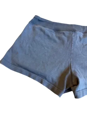 Brandy Melville Slate Blue Cotton Lounge Shorts Drawstring One Size Small thumbnail 7
