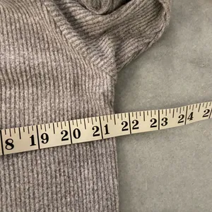 NWOT Open Edit Size S Oversized gray Ribbed Knit Button Front Cardigan Sweater thumbnail 8
