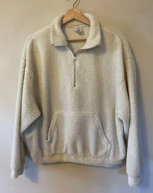 H&M Teddy Half-Zip NWOT thumbnail 1