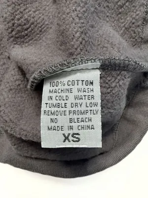 SET Active Heavyweight Sweats Half Zip Sweatshirt Dark Gray XS Oversized NWOT thumbnail 6
