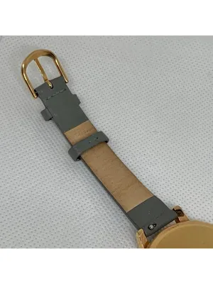Olivia Burton women watch grey floral dial rose gold tone 38mm leather running thumbnail 6