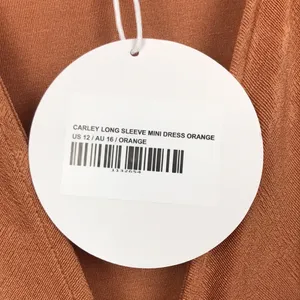 NWT Women’s Carley Long Sleeve Deep V-Neck Cinched Mini Dress thumbnail 6