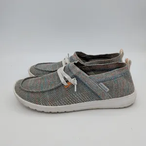 Hey Dude‎ Wendy Halo Azur Coral Knit Slip On Loafers Womens 7 121832112 thumbnail 2