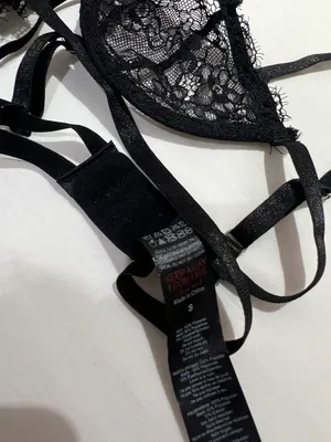 Boohoo Black Lace Bra thumbnail 2